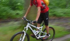 Mountain biking with Daniel Mercier