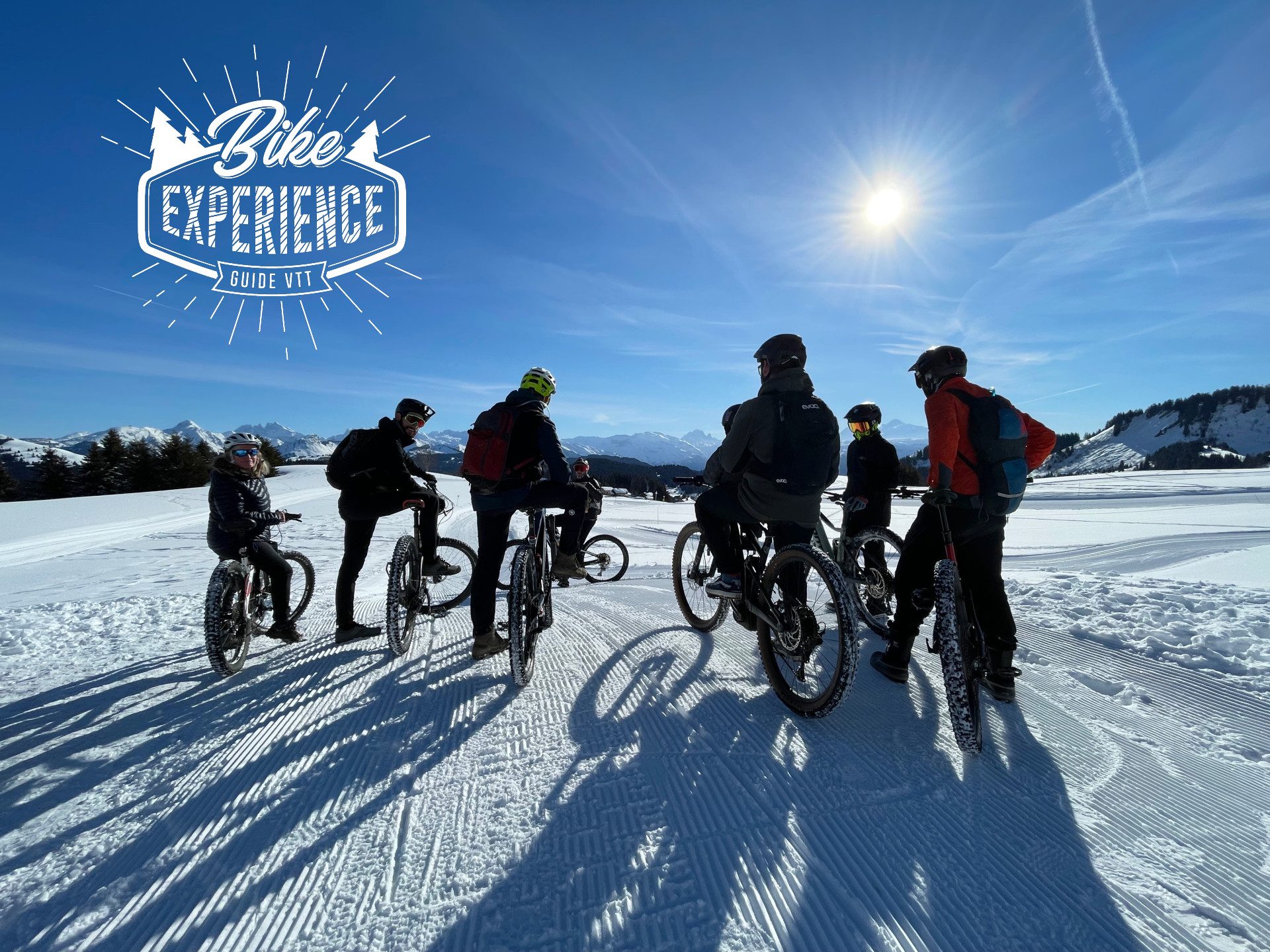 © Electric mountain bikes on snow - Bike Experience