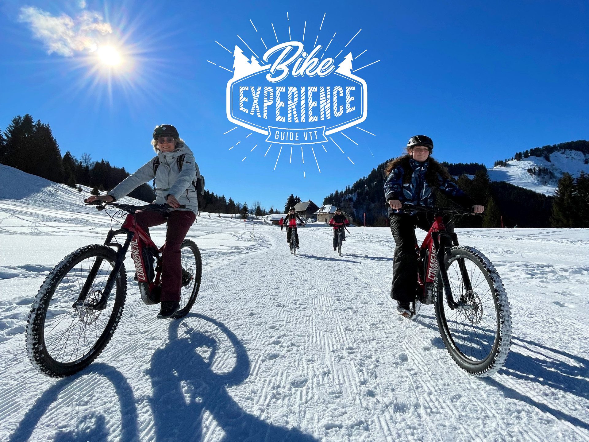 © Electric mountain bikes on snow - Bike Experience