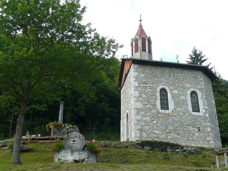 Saint Grat Chapel climbing rock