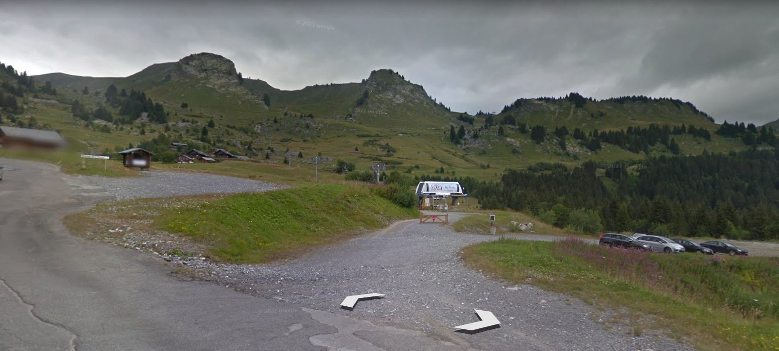 © Parking du Haut Fleury - Google earth