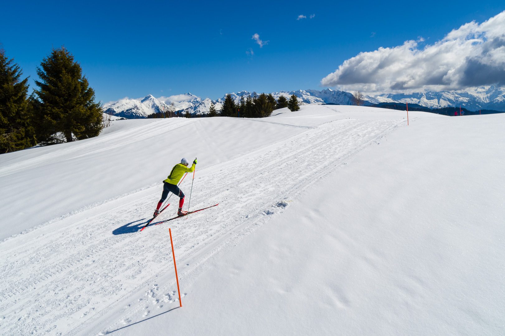 © "Fitness and well-being" slope - Haute-Savoie Nordic - Praz de Lys Sommand