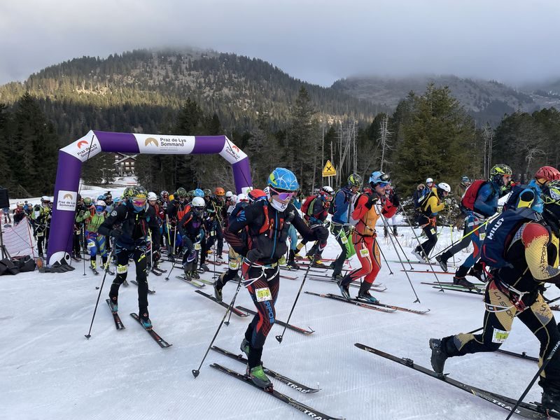 Les Pointes Blanches" ski-mountaineering race - 6th edition