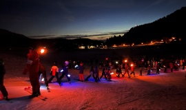 Les p'tits flambeaux - Charity torchlight descent