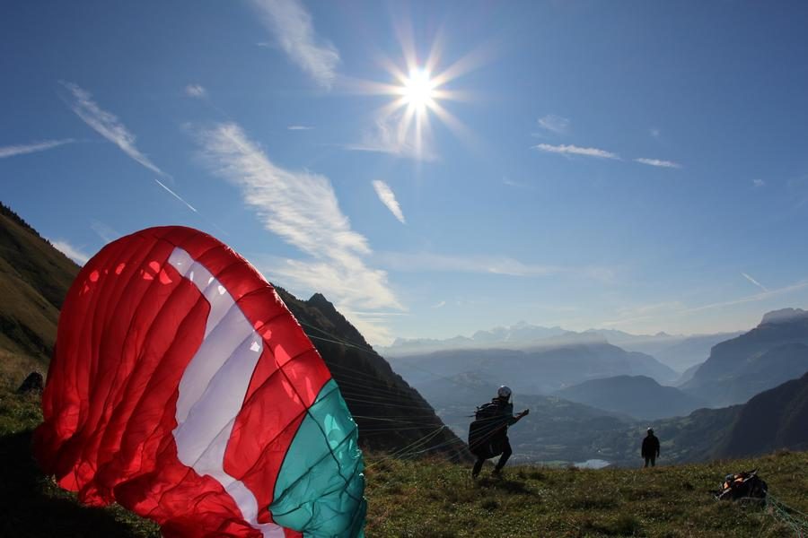 © School of paragliding "Les Choucas" - Antoine Fanin