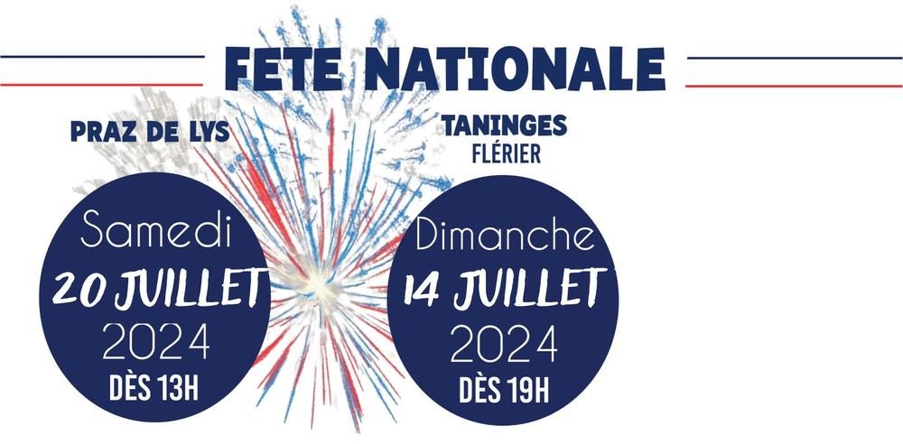 © Fête Nationale in Taninges - Praz de Lys Sommand Tourisme