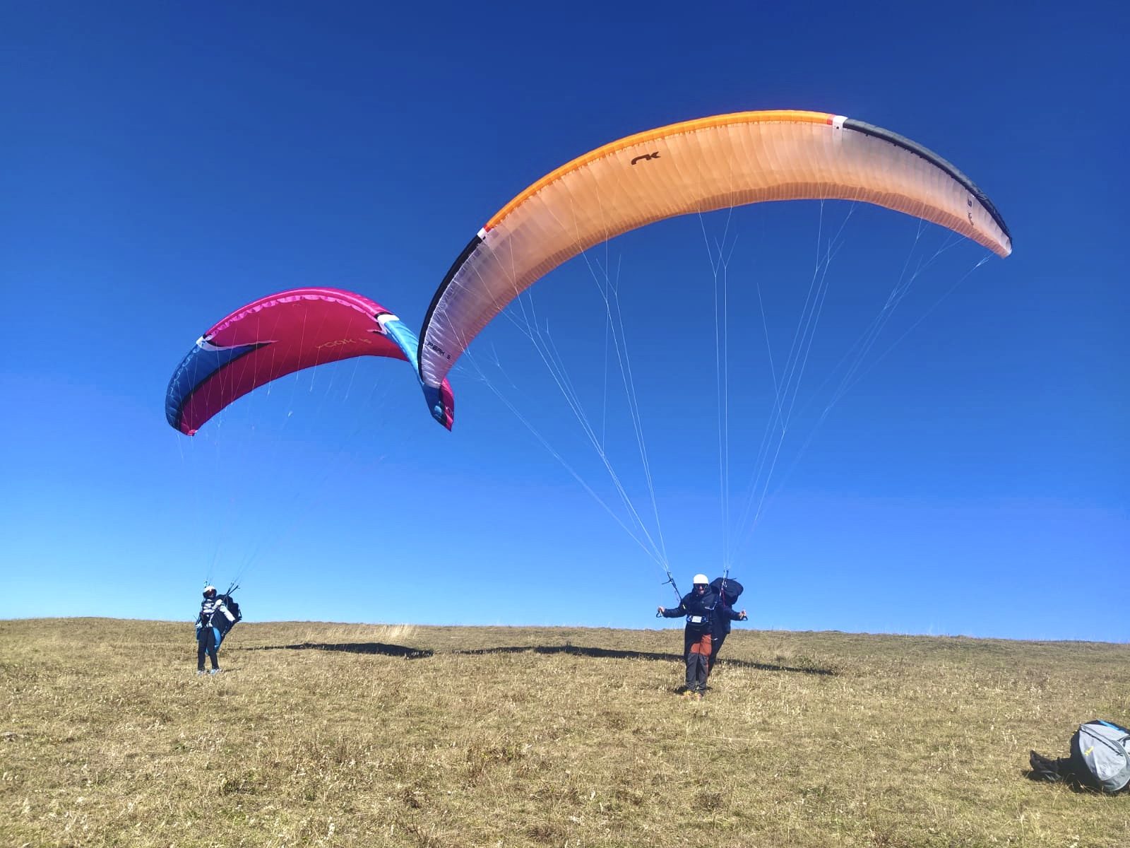 © Paragliding first flight - Prestigious flight - Les Hirondailes