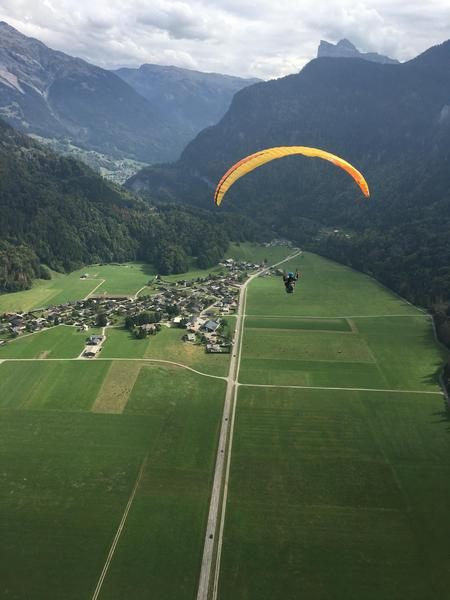 © Paragliding first flight - Prestigious flight - Les Hirondailes