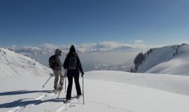 Snowshoeing