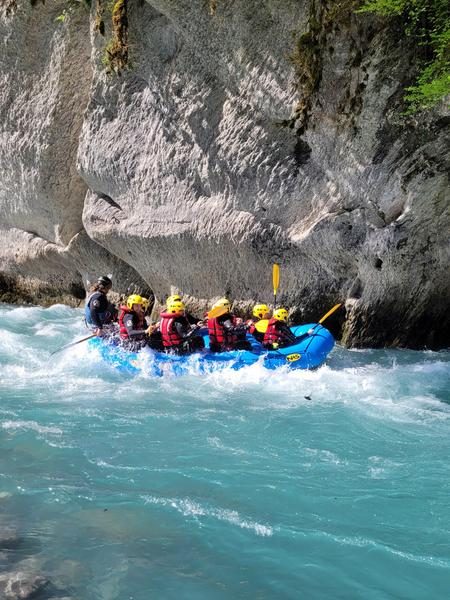 © Rafting down the Giffre - altitude rafting