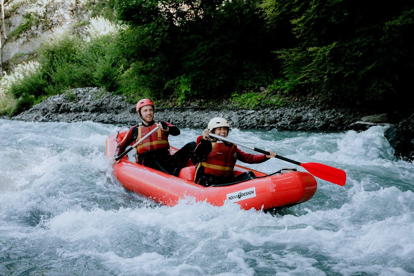 © Cano-raft trip on the Giffre river - Adrien Baratay
