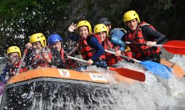 Rafting, canoraft inflatable canoe, airboat inflatable kayak, hydrospeed (riverboarding)