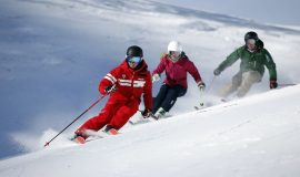 Ski mini group lessons