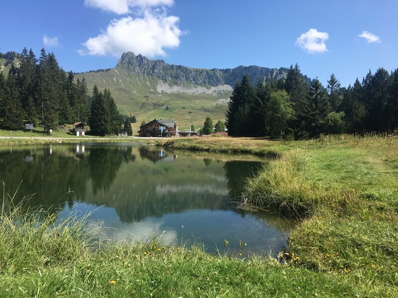 Fishing on the Lac de Sommand