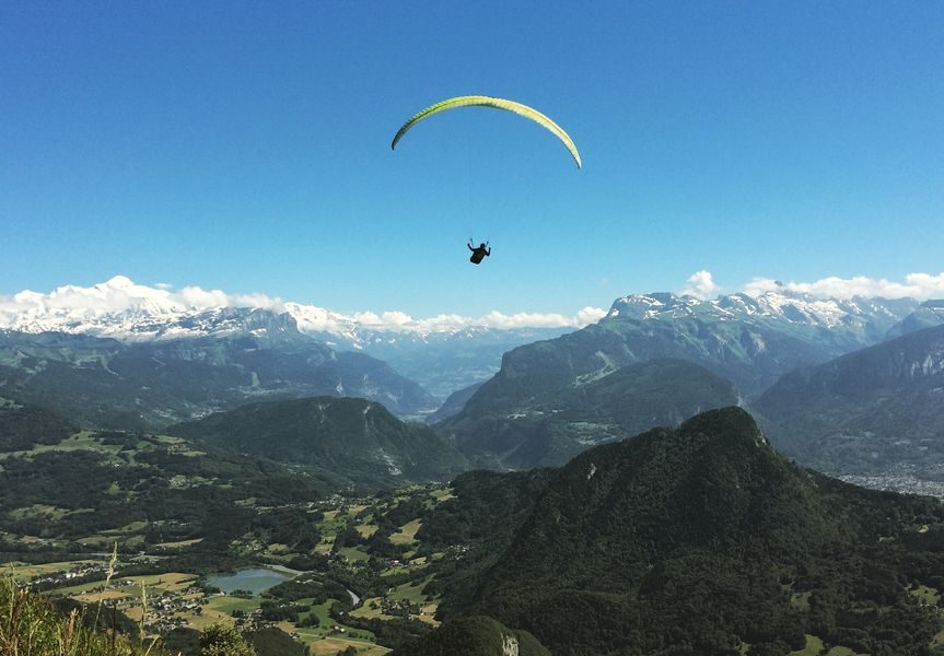 Paragliding loop