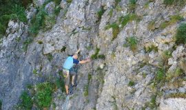 Anthon climbing rock