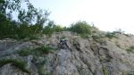 Anthon climbing rock