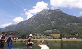 Fishing at the Lac de Flérier