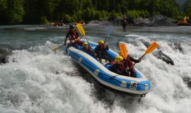 Rafting down the Giffre