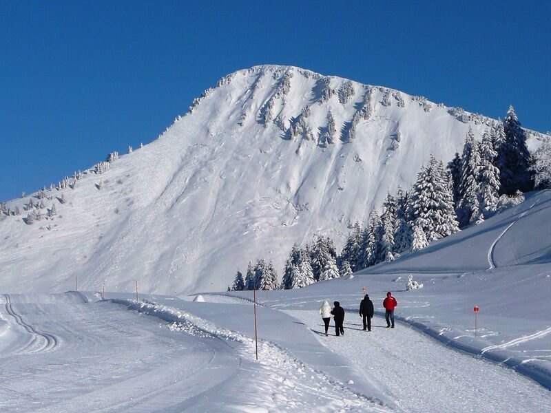 Crossing the Ramaz from Praz de Lys