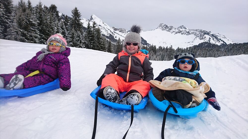 © Chalets de Mary sledging run - Praz de Lys Sommand Tourisme