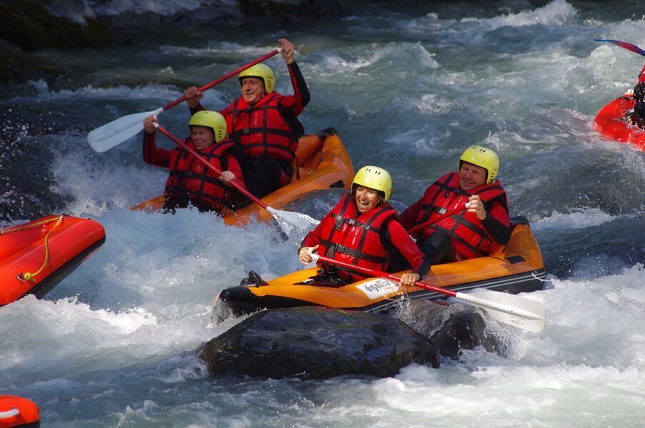 © Cano-raft trip on the Giffre river - Nunayak