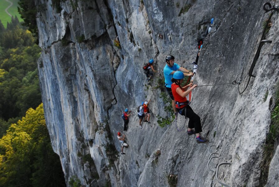 © Via ferrata day in the Giffre valley - Nunayak