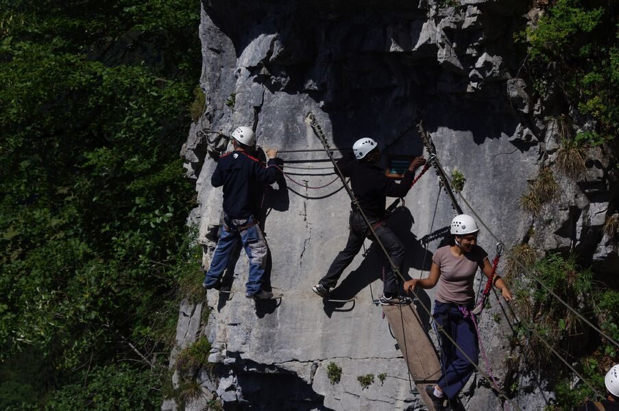 © Via ferrata day in the Giffre valley - Nunayak