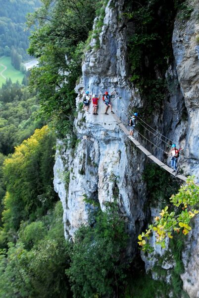 © Via ferrata day in the Giffre valley - Nunayak