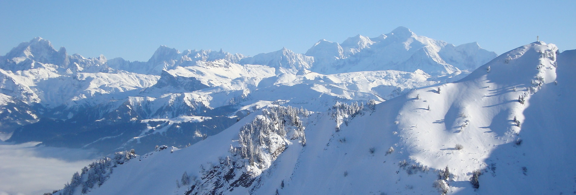 Mont-Blanc et Pic de Marcelly - Praz de Lys Sommand