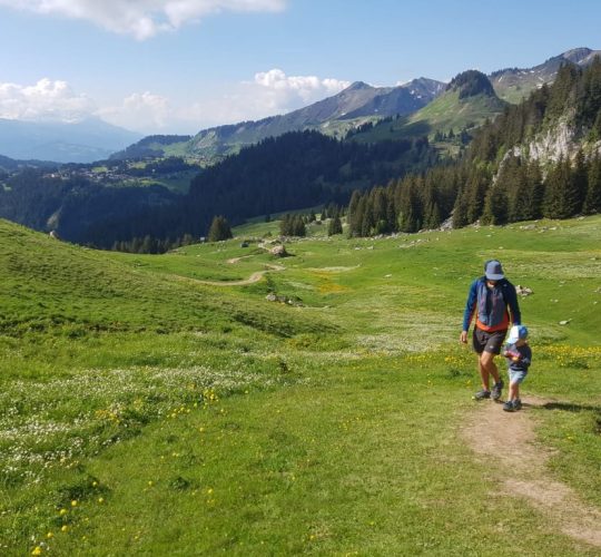 Randonnées d'été en famille - Praz de Lys Sommand